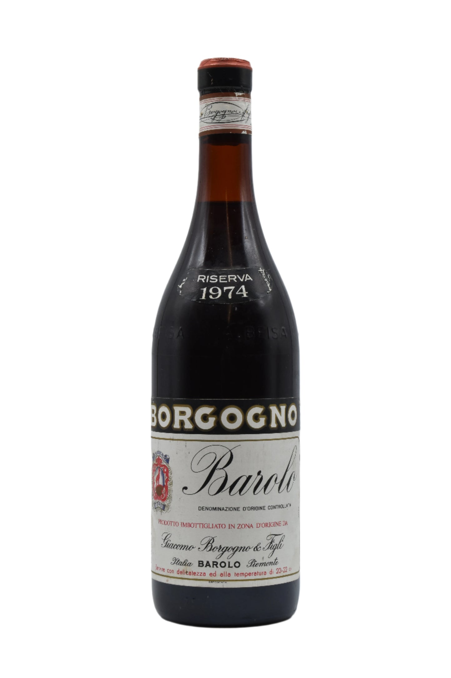 1974 Borgogno (G.), Barolo Riserva 750ml - Walker Wine Co.