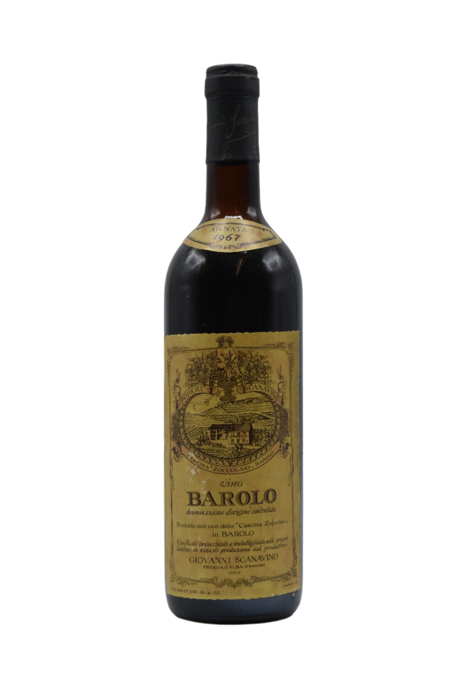 1967 Scanavino Giovanni, Barolo Cascina Zoccolaio 750ml - Walker Wine Co.