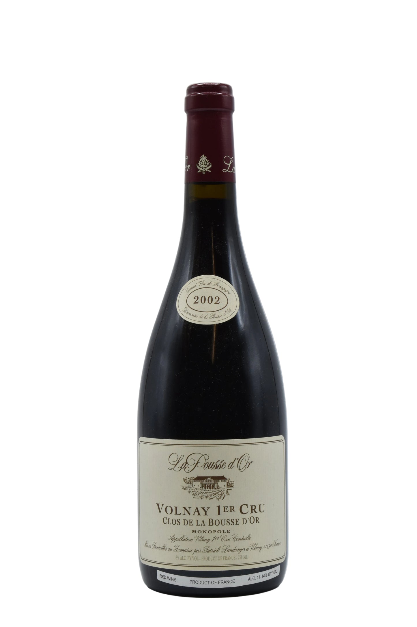 2002 Pousse d'Or, Volnay Clos de la Boussier Monopole 750ml - Walker Wine Co.