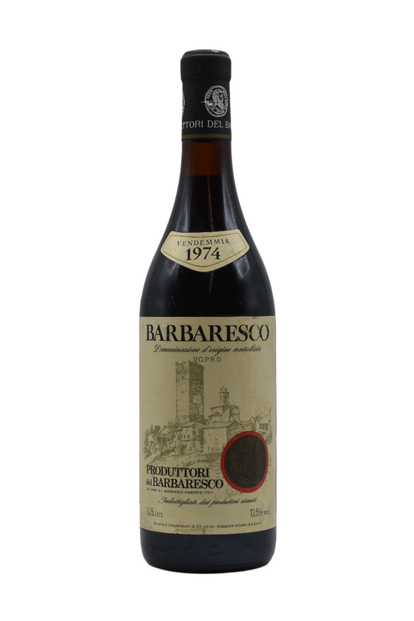 1974 Produttori del Barbaresco, Barbaresco 750ml - Walker Wine Co.