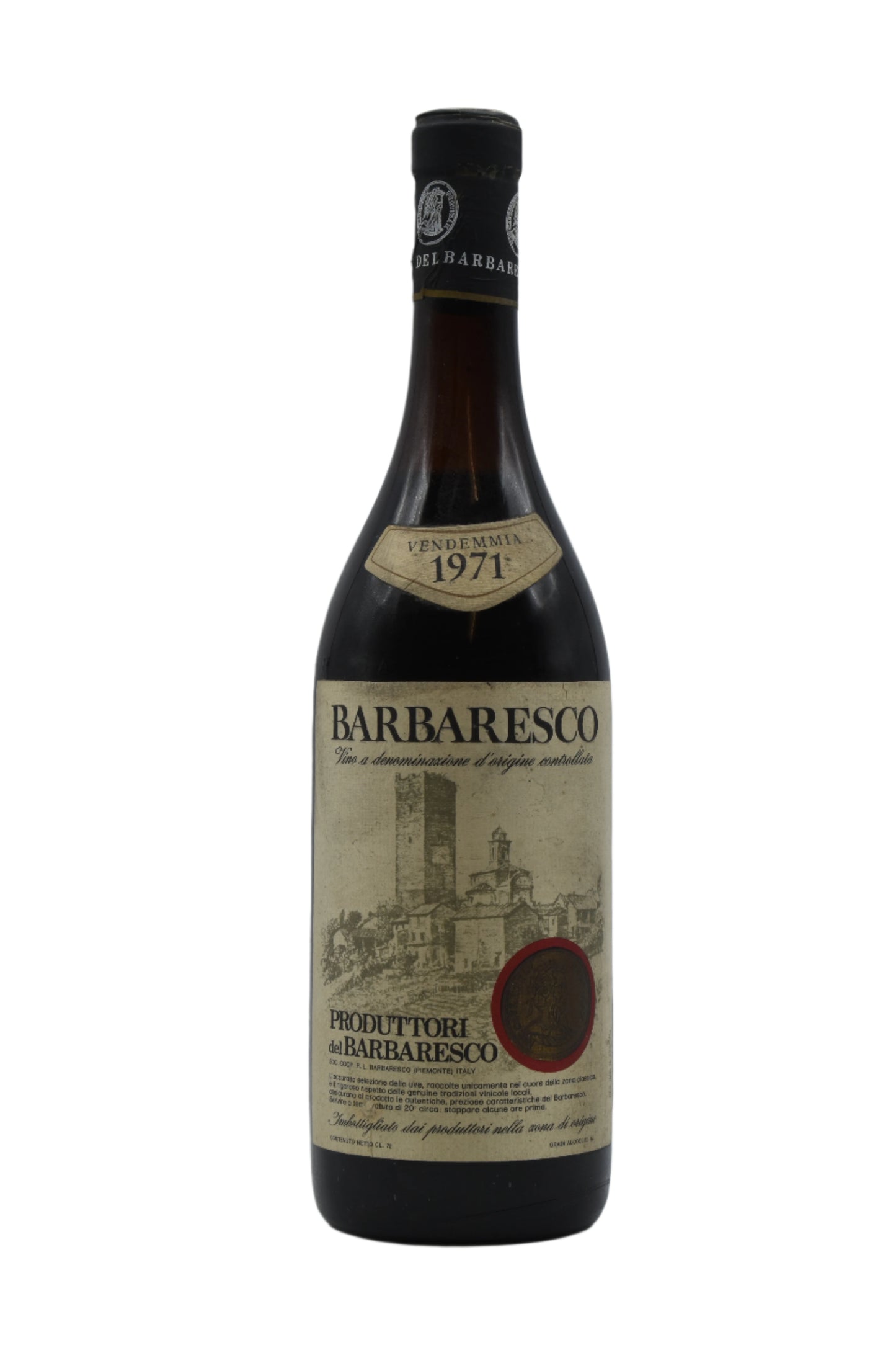 1971 Produttori del Barbaresco, Barbaresco 750ml - Walker Wine Co.
