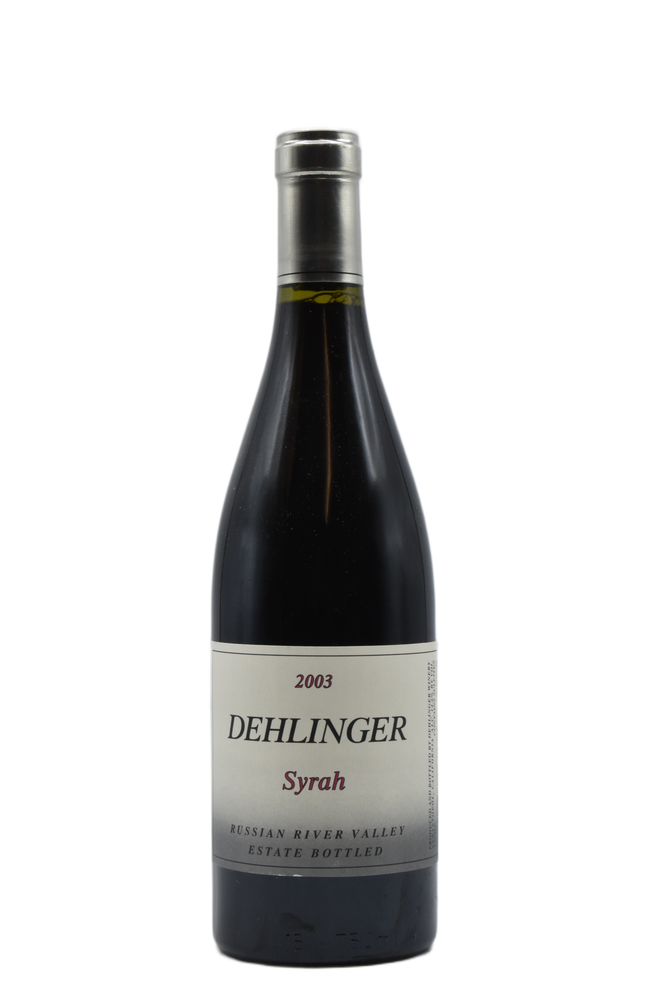 2003 Dehlinger, Russian River Valley Syrah 750ml - Walker Wine Co.