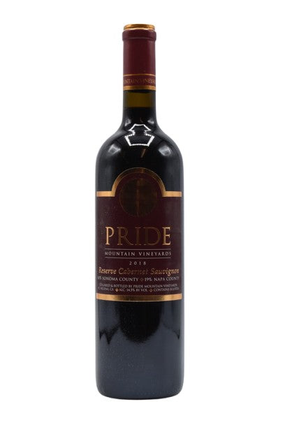 2018 Pride Mountain Vineyards, Reserve Cabernet Sauvignon 750ml - Walker Wine Co.