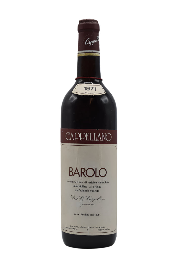 1971 Cappellano, Barolo 750ml - Walker Wine Co.