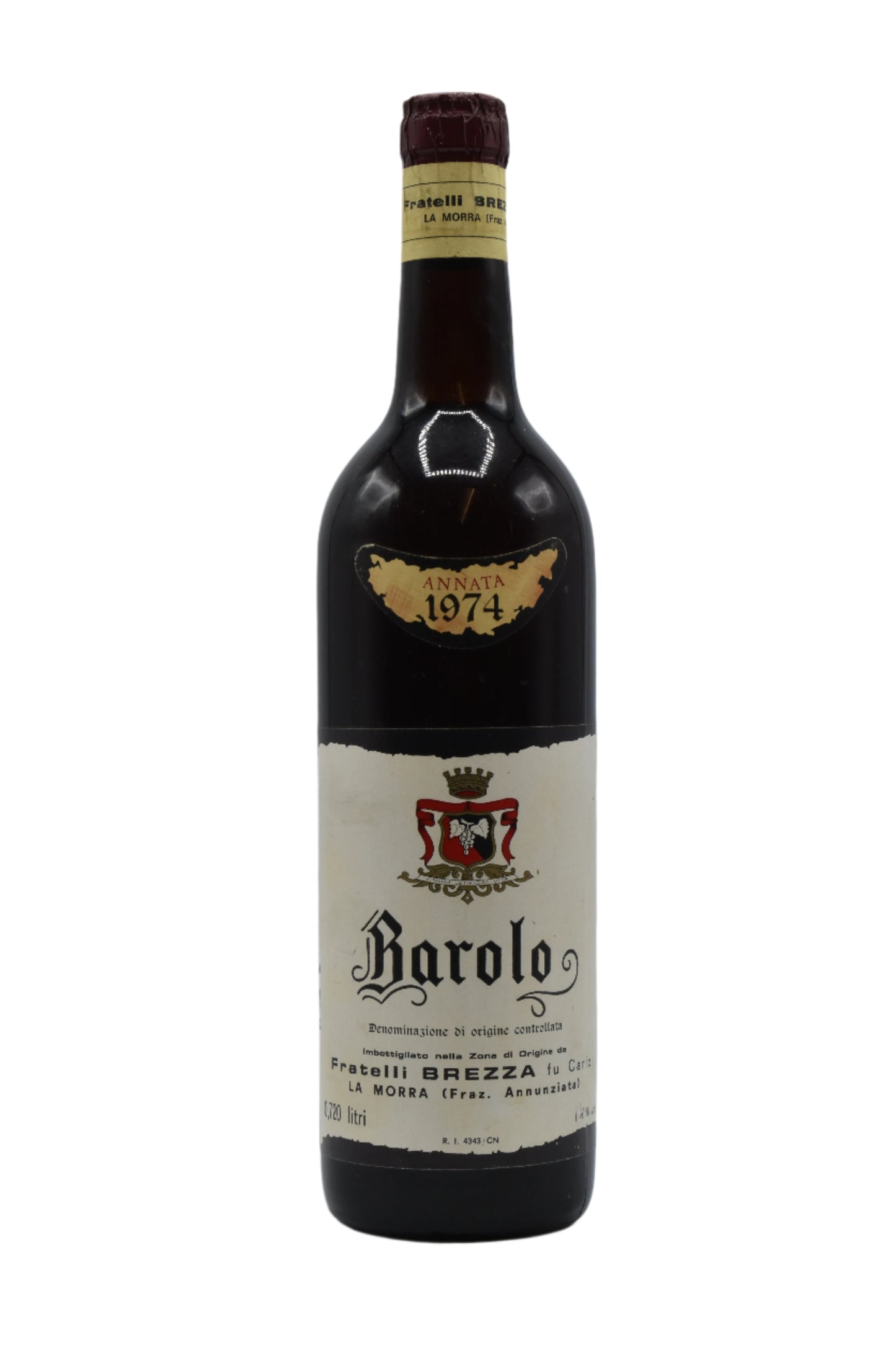 1974 Brezza, Barolo 750ml - Walker Wine Co.
