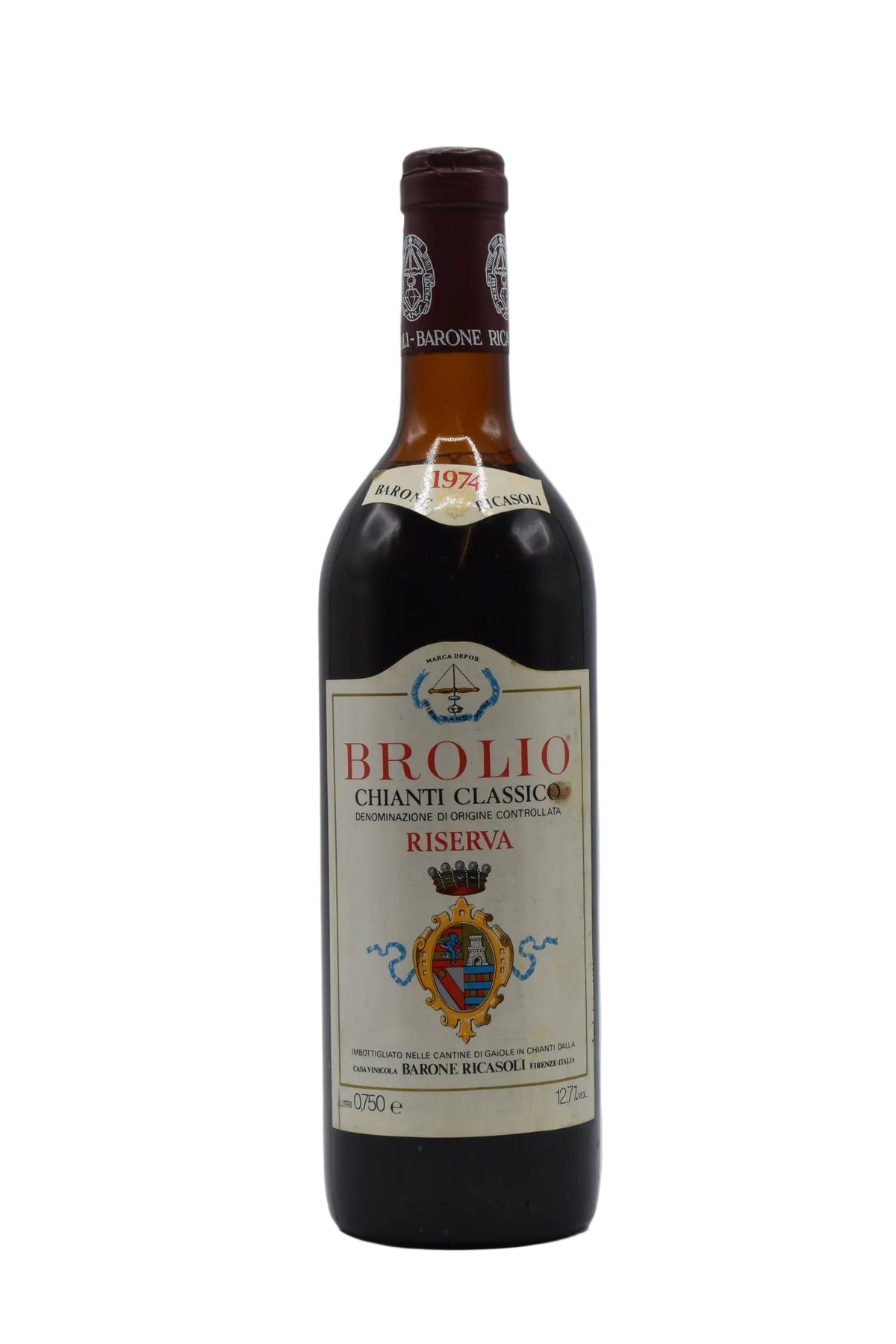 1974 Barone Ricasoli, Chianti Classico Brolio Riserva 750ml
