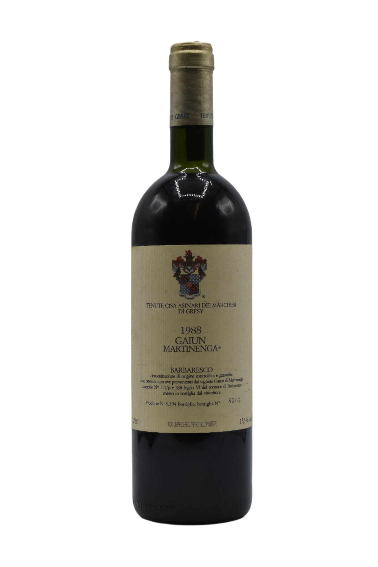 1988 Marchesi di Gresy, Barbaresco Gaiun Martinenga 750ml - Walker Wine Co.