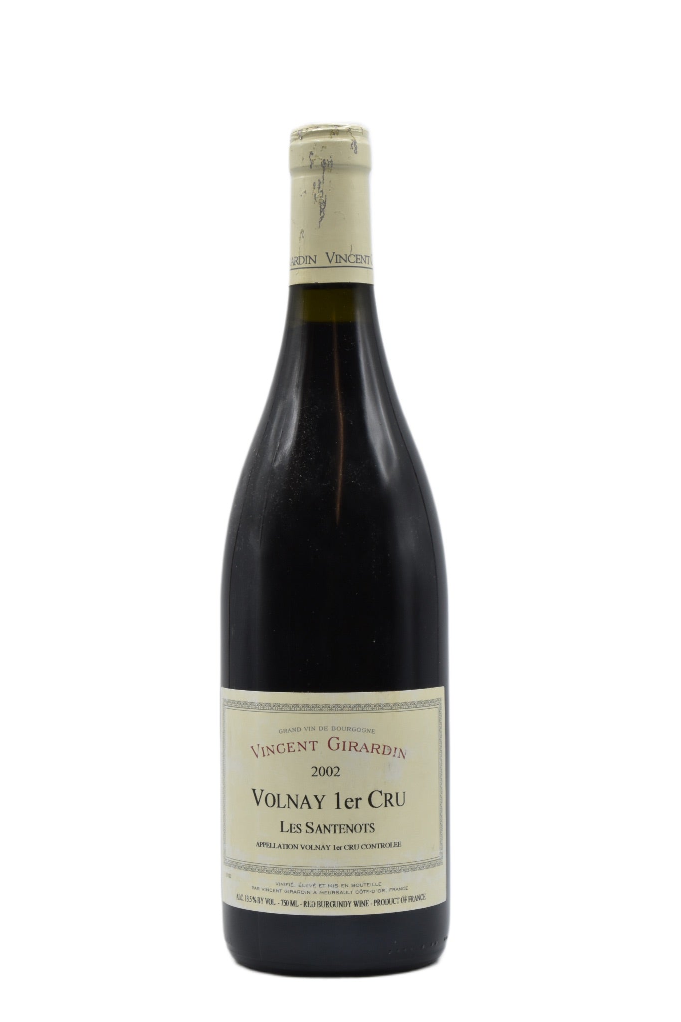 2002 V. Girardin, Volnay 1er Cru Les Santenots 750ml - Walker Wine Co.