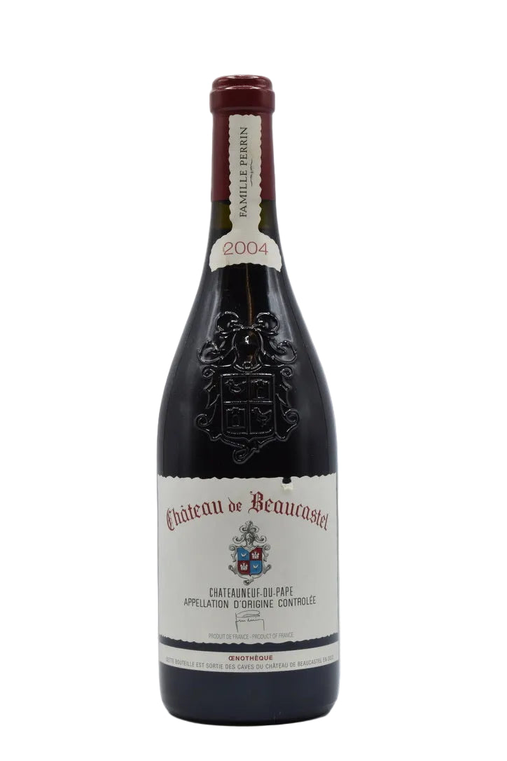 2004 Chateau de Beaucastel, Chateauneuf du Pape 750ml - Walker Wine Co.