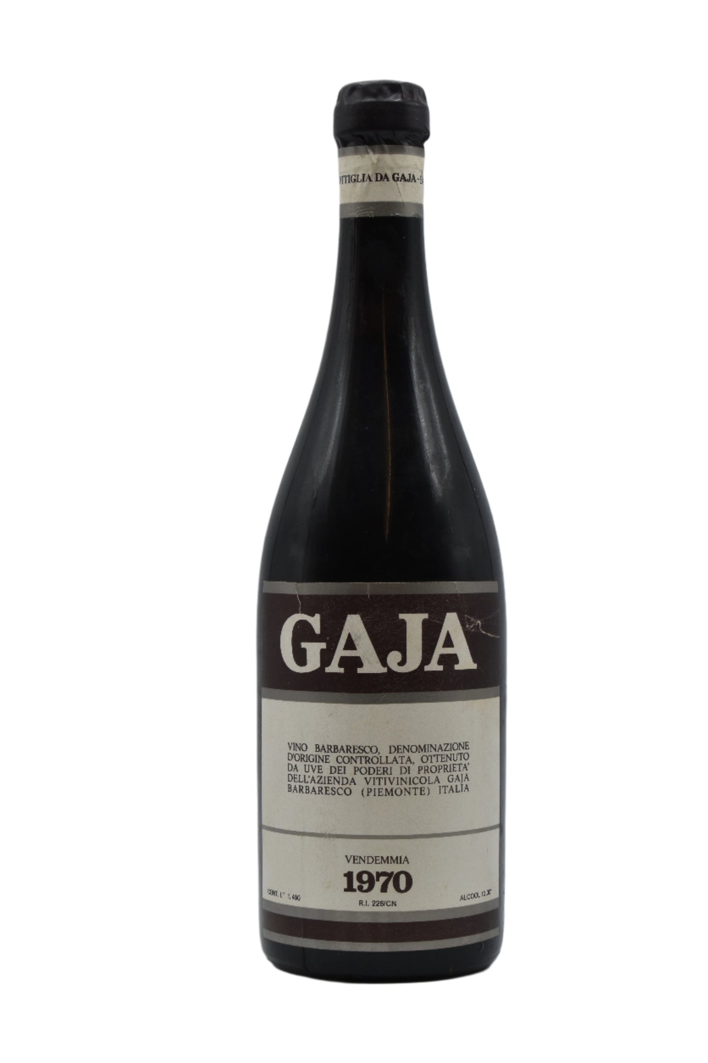 1970 Gaja, Barbaresco 750ml - Walker Wine Co.