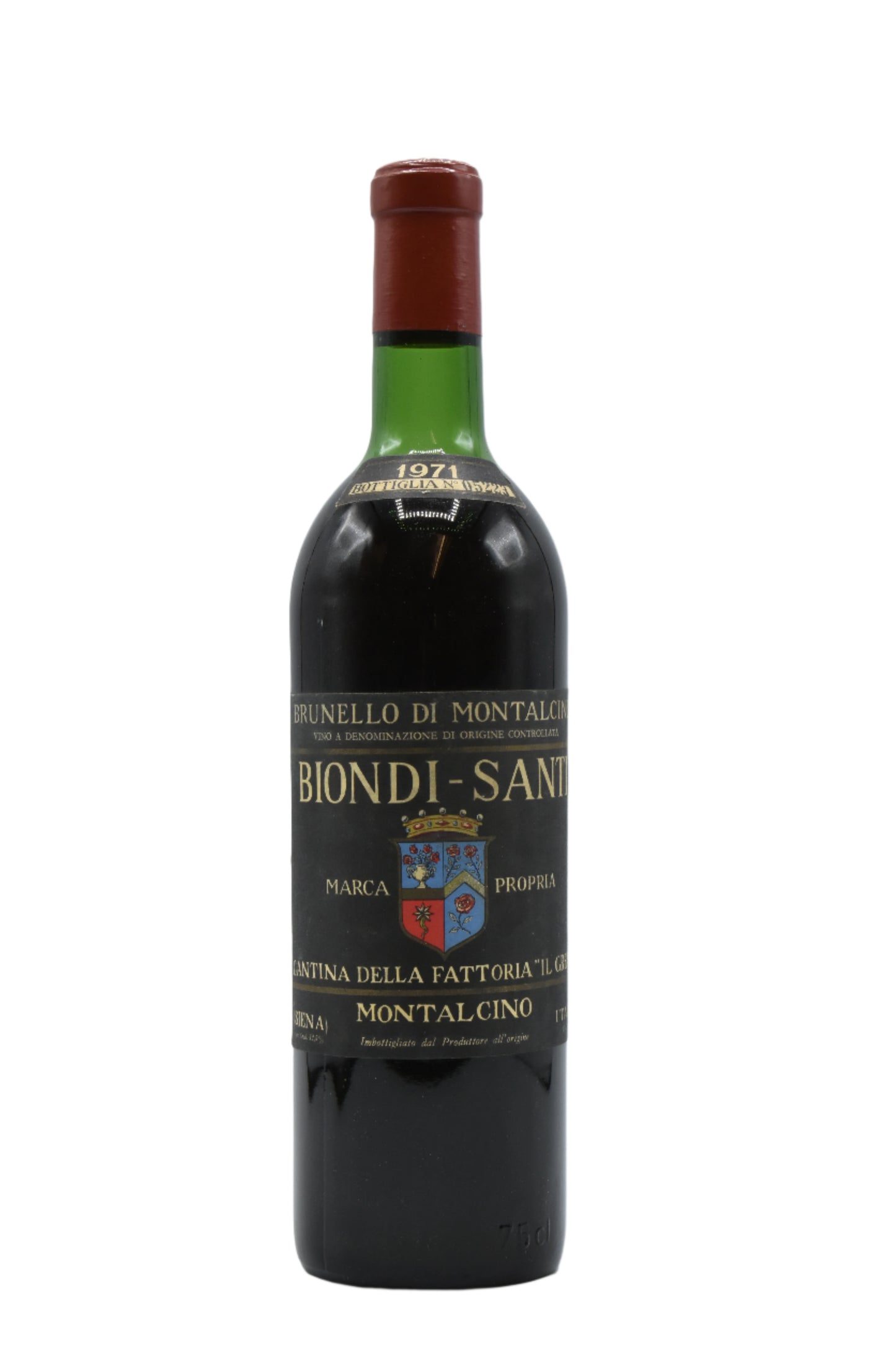 1971 Biondi-Santi, Brunello di Montalcino 720ml - Walker Wine Co.