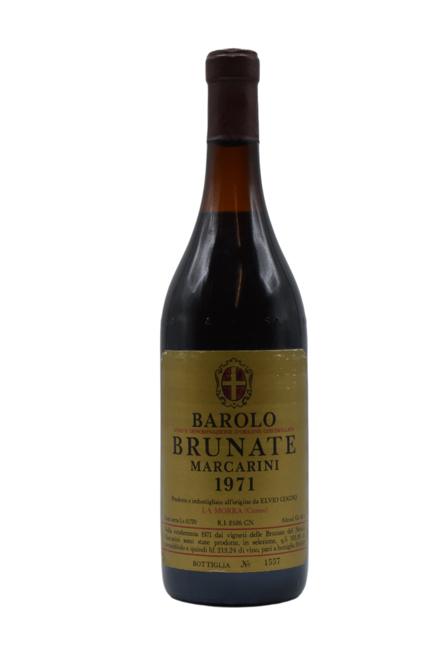 1971 Marcarini, Barolo Brunate 750ml - Walker Wine Co.