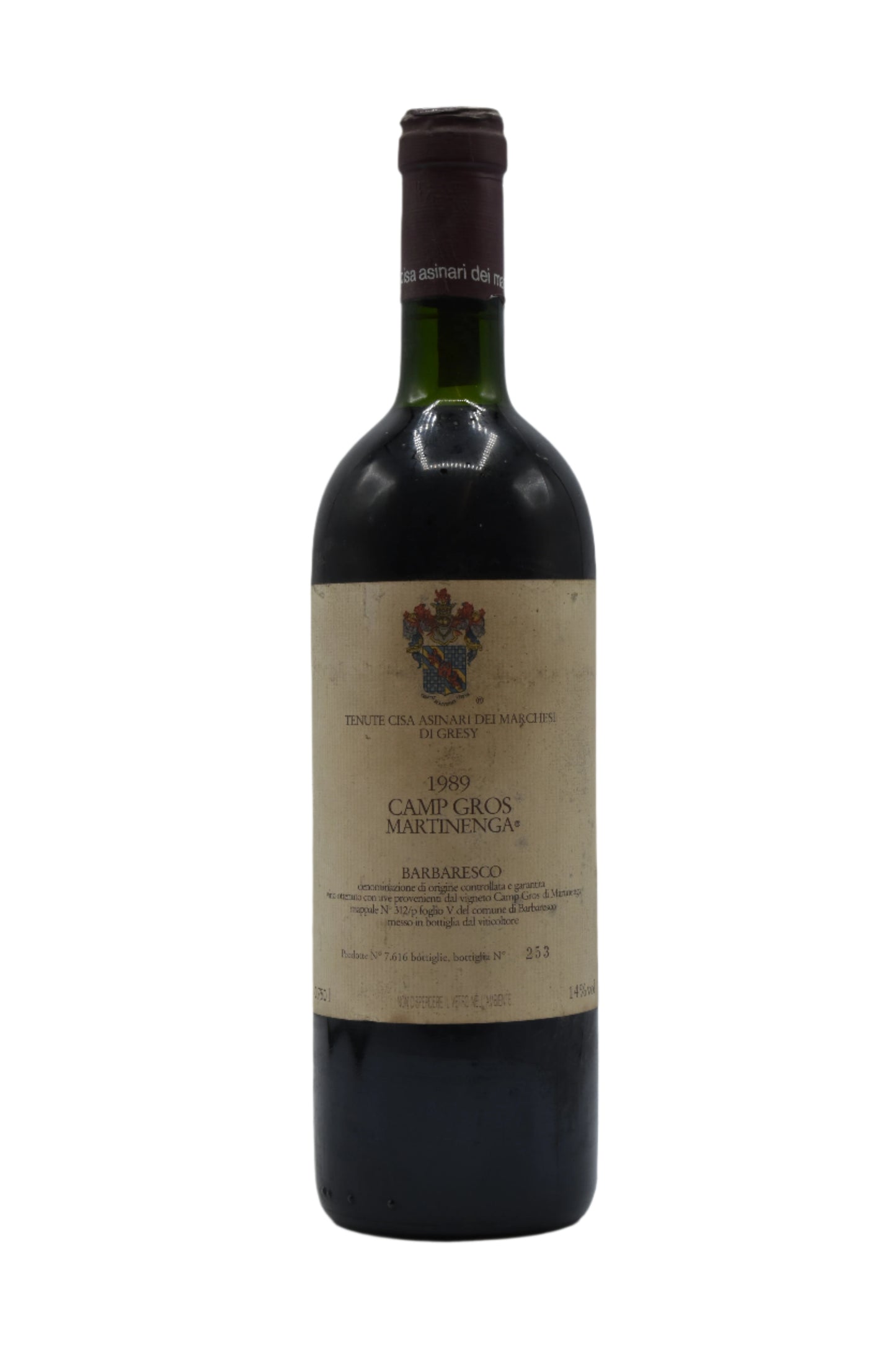 1989 Marchesi di Gresy, Barbaresco Camp Gros 750ml - Walker Wine Co.