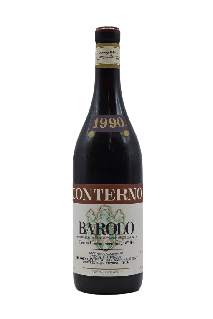 1990 Conterno (Giacomo), Barolo Cascina Francia 750ml - Walker Wine Co.