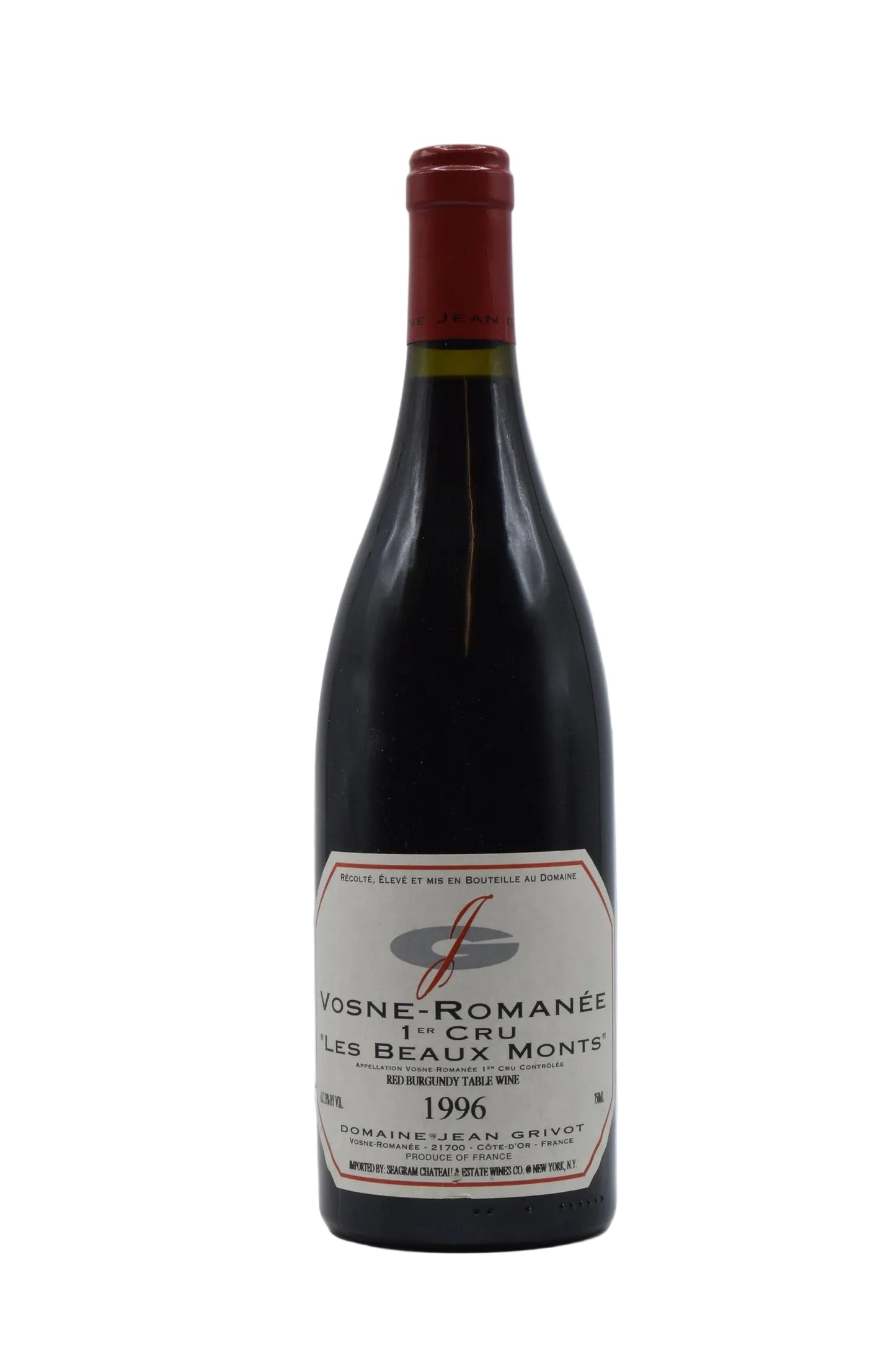 1996 Domaine Jean Grivot, Vosne-Romanee Les Beaux Monts 1er Cru 750ml