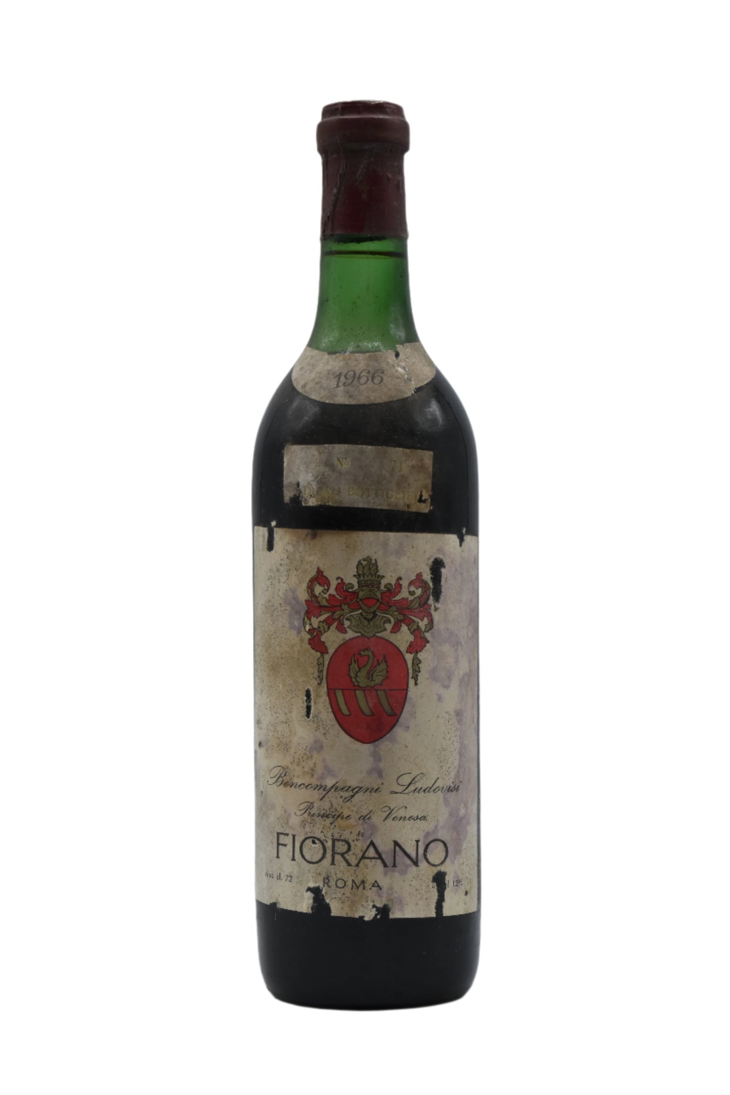 1966 Tenute Fiorano, Fiorano Rosso (Bottle No. 17) 720ml - Walker Wine Co.