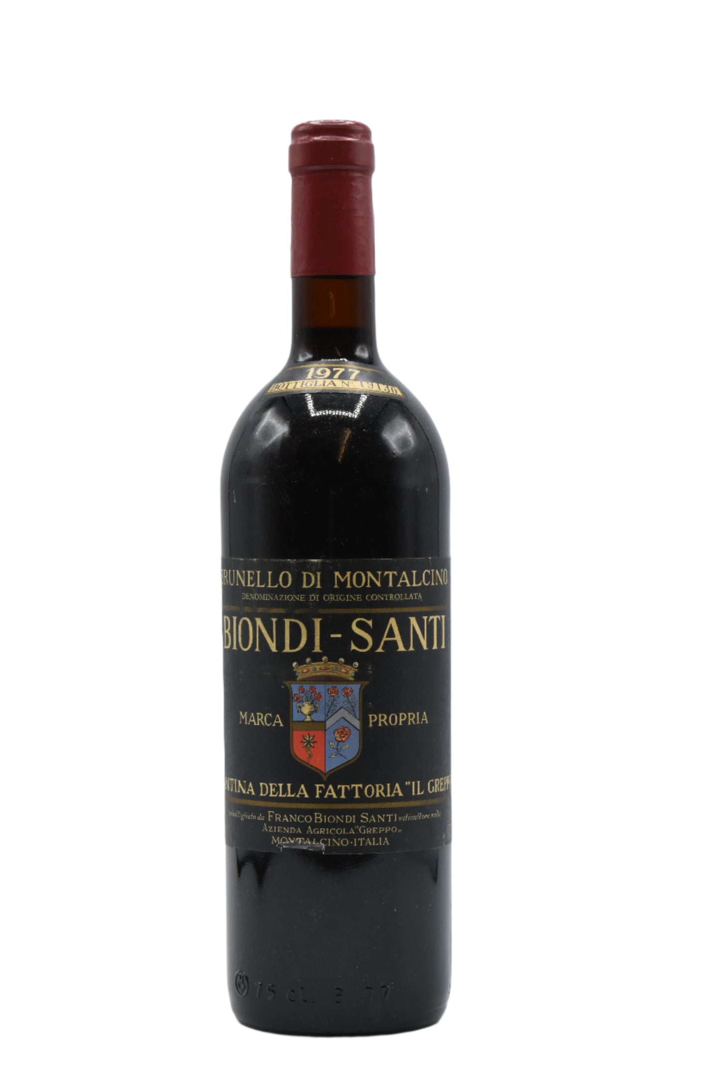 1977 Biondi-Santi, Brunello di Montalcino 750ml - Walker Wine Co.