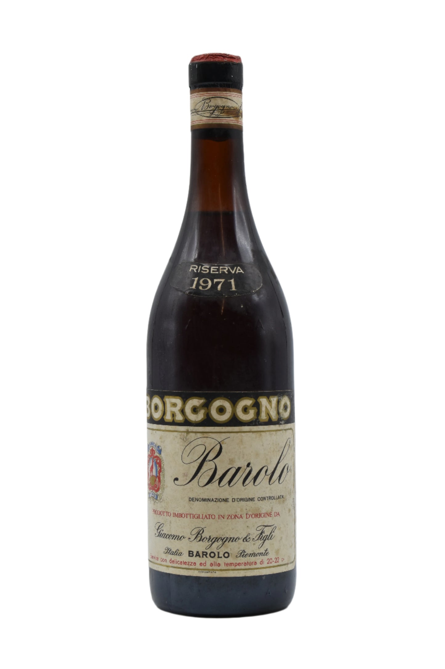 1971 Borgogno (G.), Barolo Riserva 750ml - Walker Wine Co.