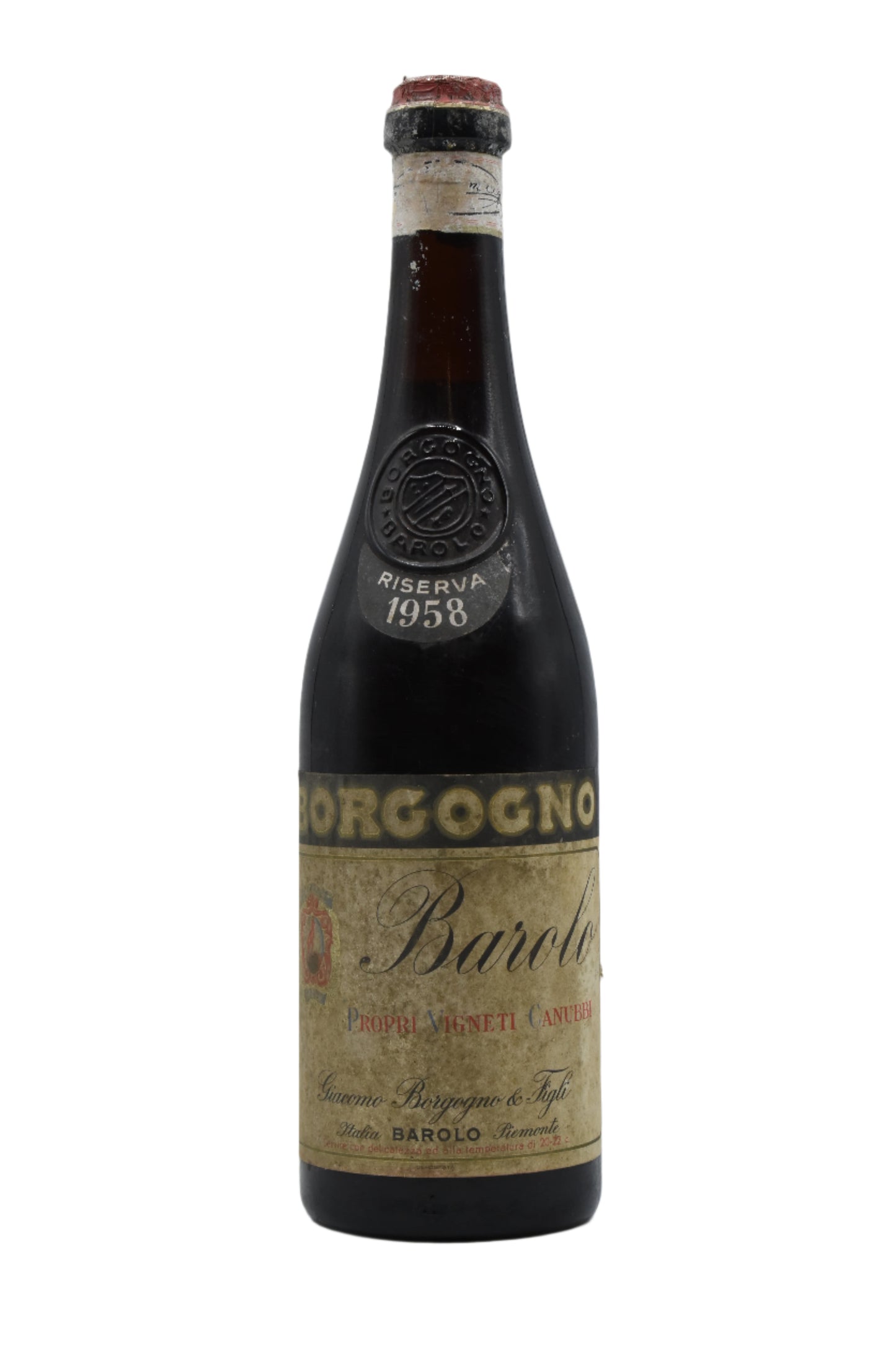 1958 Borgogno (G.), Barolo Riserva 750ml - Walker Wine Co.