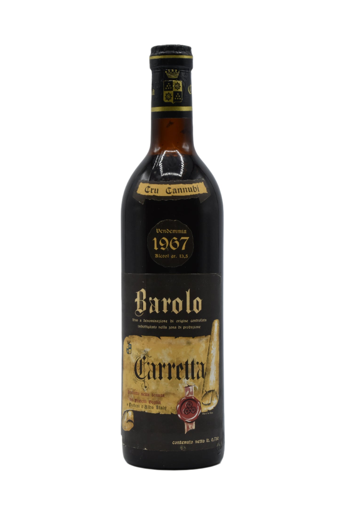1967 Tenuta Carretta, Barolo Cru Cannubi 750ml - Walker Wine Co.