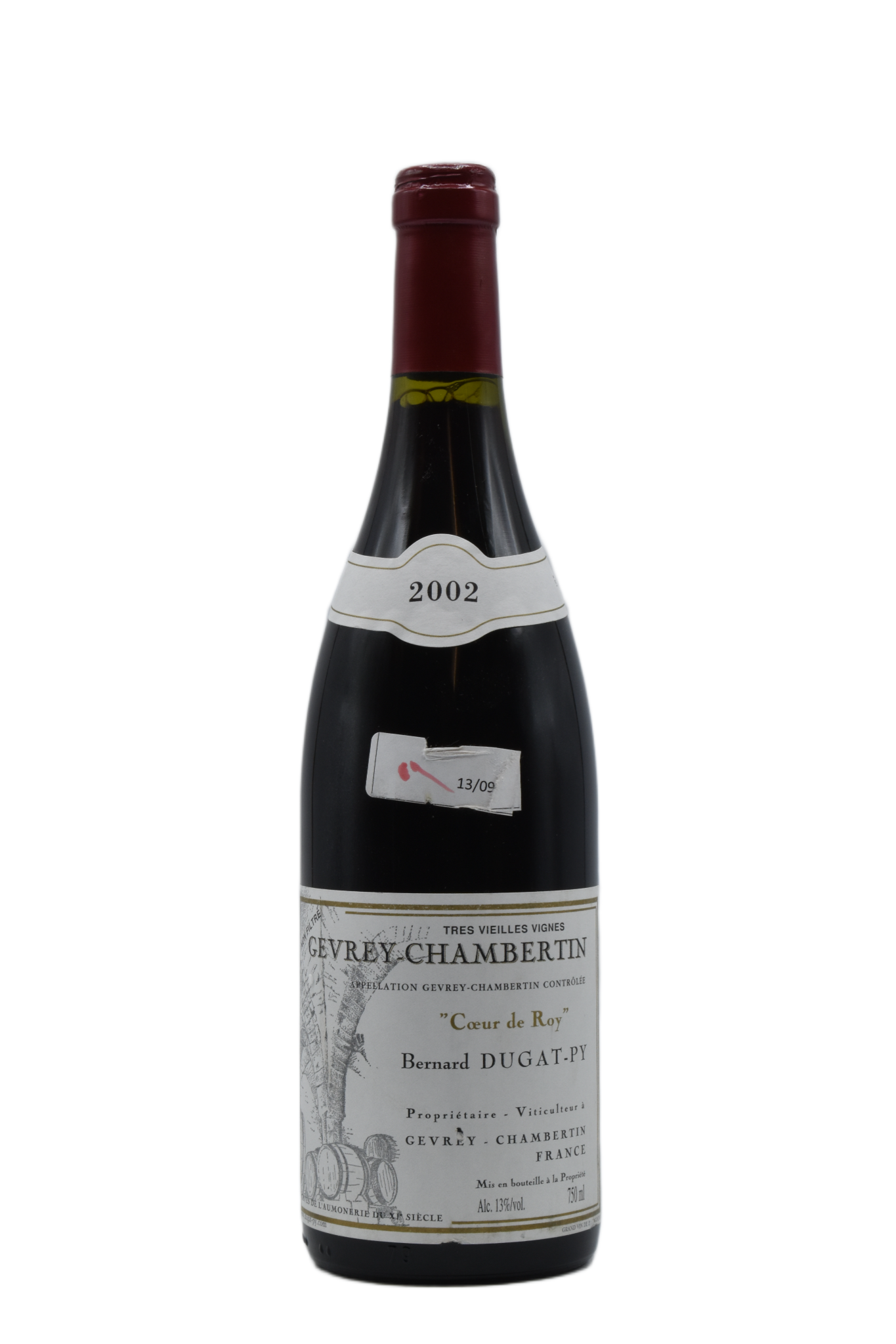 2002 Domaine Dugat-Py, Gevrey-Chambertin Couvee Coeur du Roy Tres VV 750ml - Walker Wine Co.
