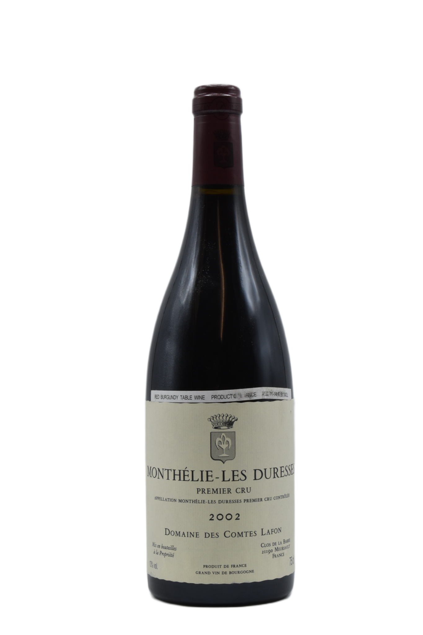 2002 Lafon, Monthelie 1er Cru Les Duresses 750ml - Walker Wine Co.