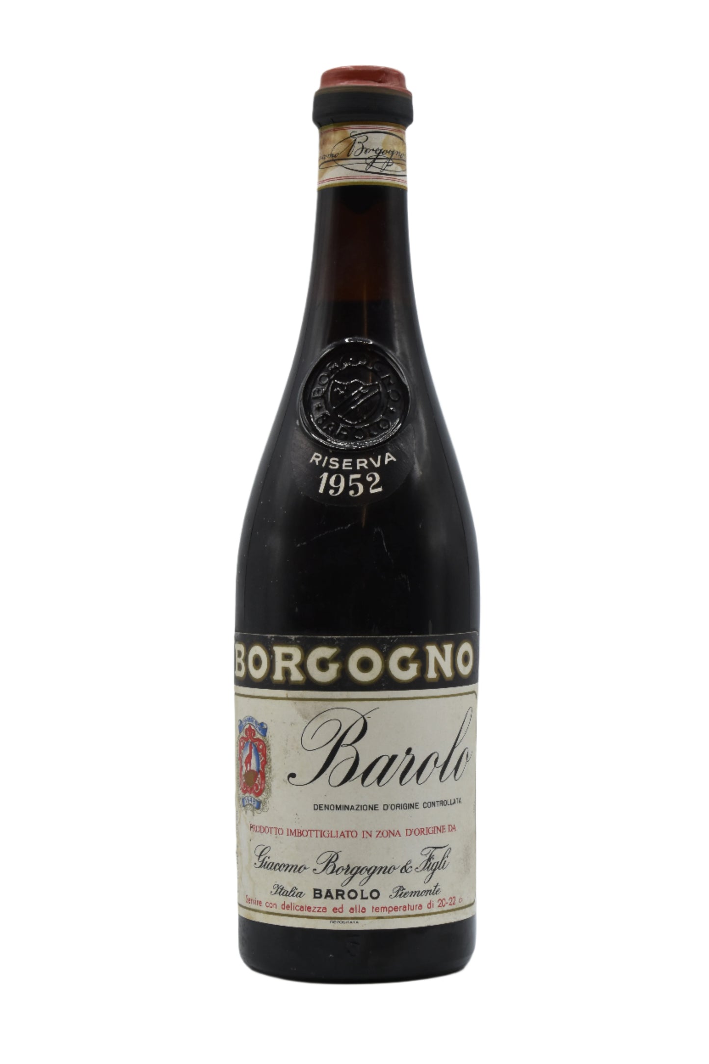 1952 Borgogno (G.), Barolo Riserva 750ml - Walker Wine Co.