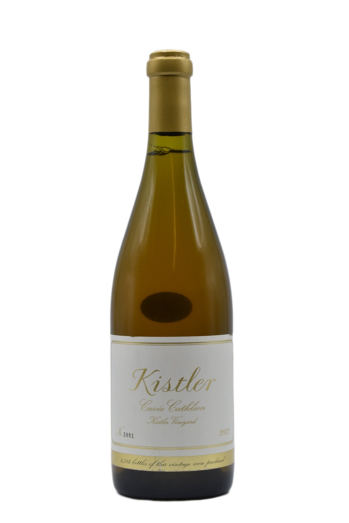 2003 Kistler, Kistler Vineyard Cuvee Cathleen Chardonnay 750ml - Walker Wine Co.