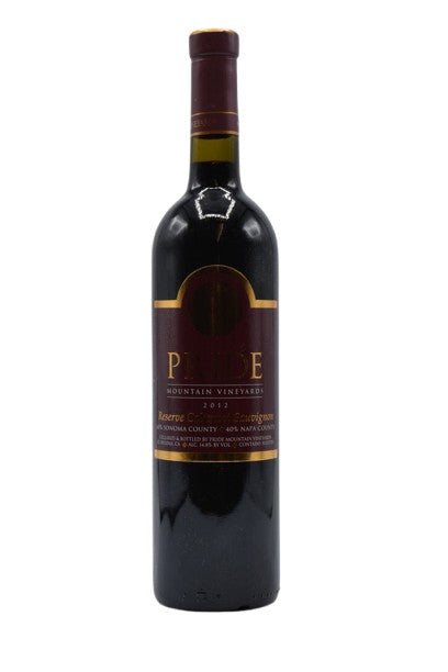 2012 Pride Mountain Vineyards, Reserve Cabernet Sauvignon 750ml - Walker Wine Co.