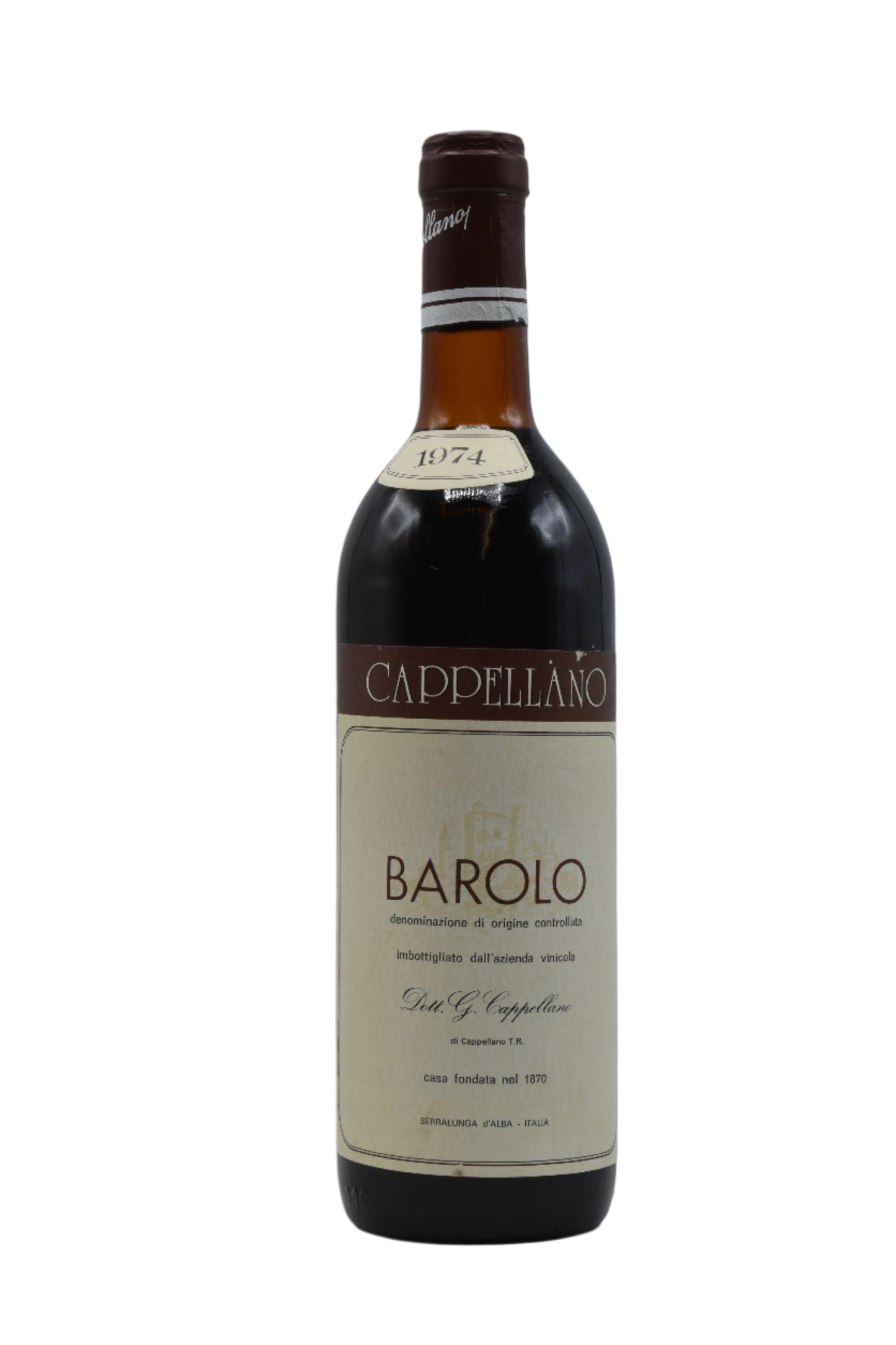 1974 Cappellano, Barolo 750ml - Walker Wine Co.
