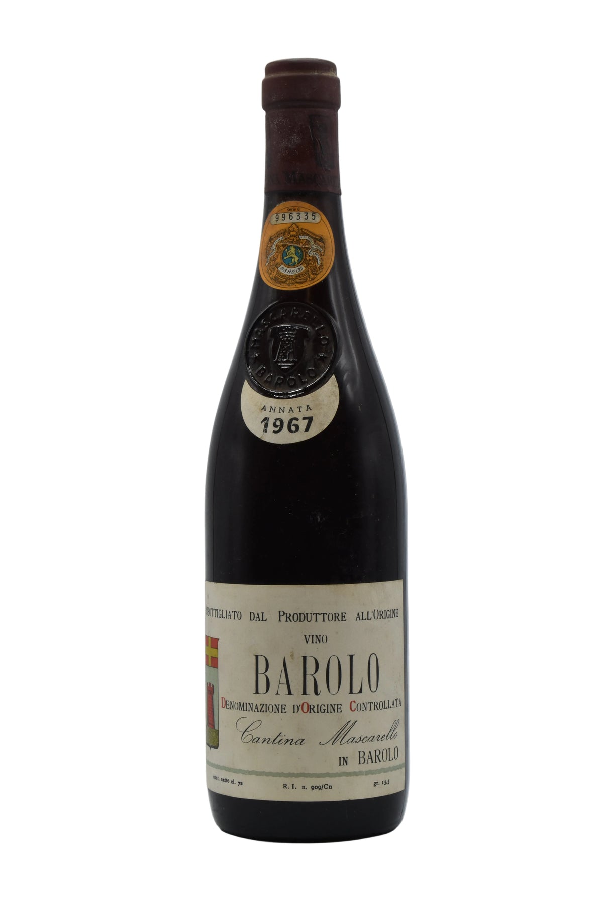 1967 Mascarello (Cantina Bartolo), Barolo 750ml