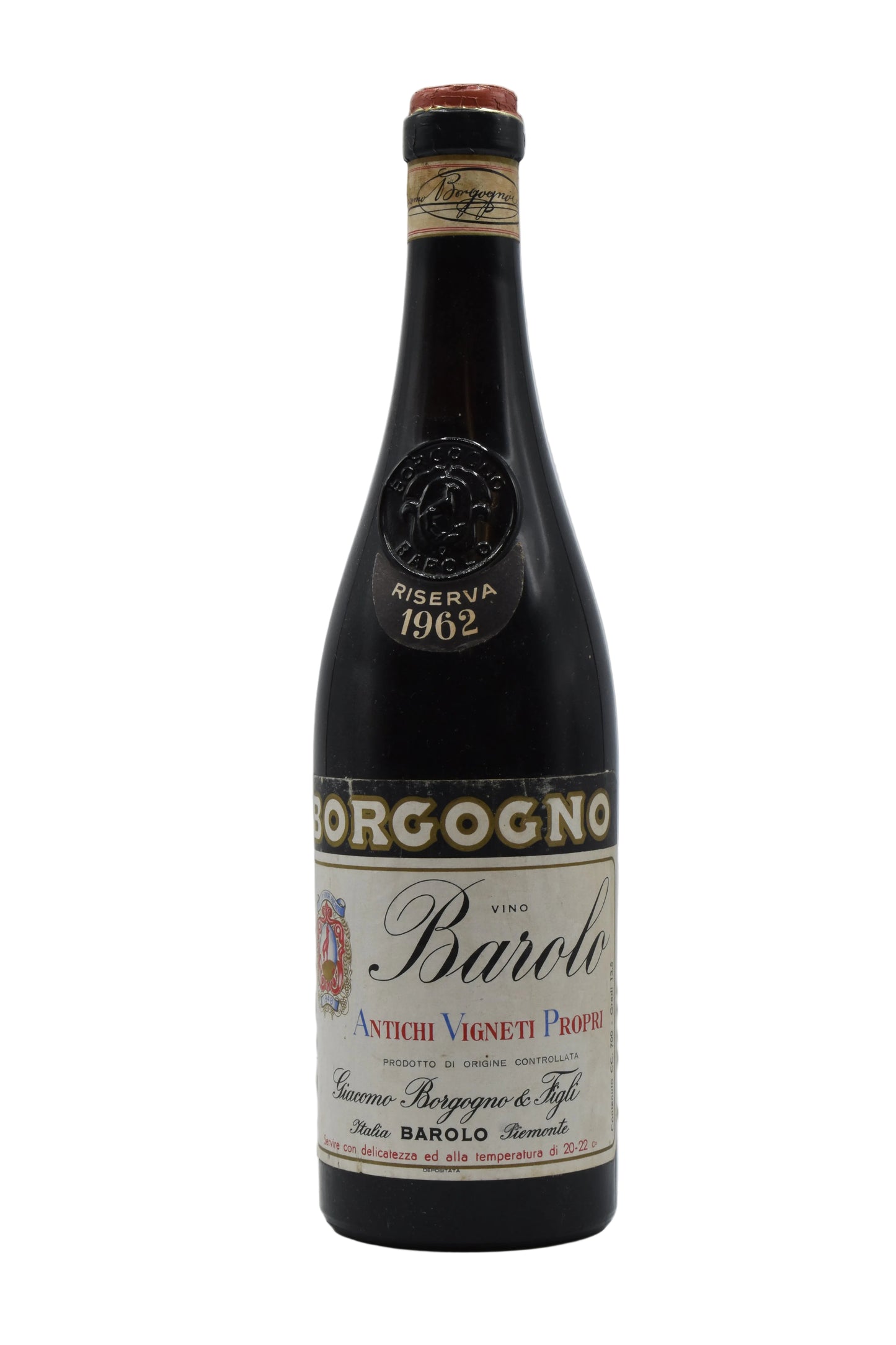 1962 Borgogno (G.), Barolo Riserva 750ml