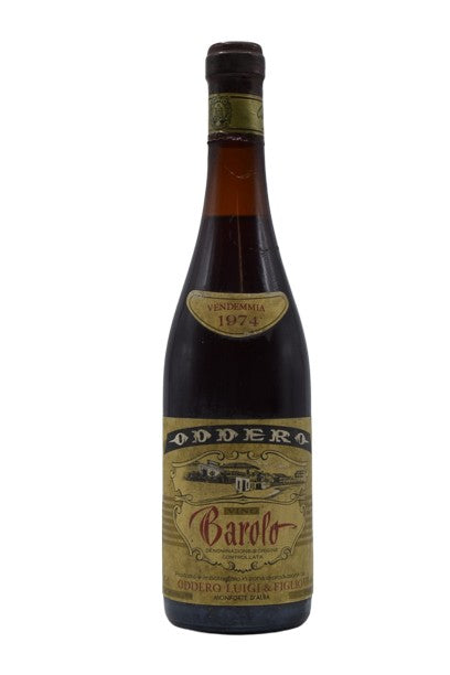 1974 Luigi Oddero, Barolo 750ml - Walker Wine Co.