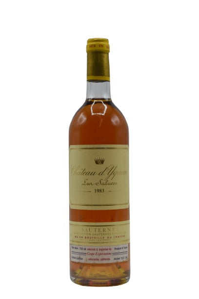 1983 Chateau d'Yquem, Sauternes 750ml - Walker Wine Co.