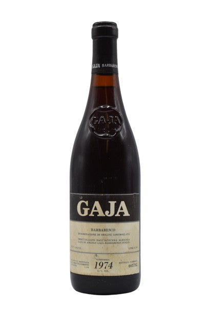 1974 Gaja, Barbaresco 750ml - Walker Wine Co.