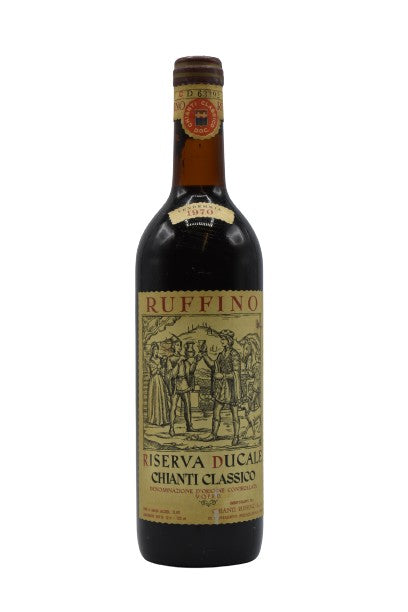 1970 Ruffino, Chianti Classico Riserva Ducale 750ml - Walker Wine Co.