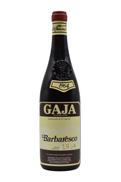 ワイン A37 GAJA BARBARESCO 1964 Gaja, Barbaresco 750ml | Walker Wine Co.