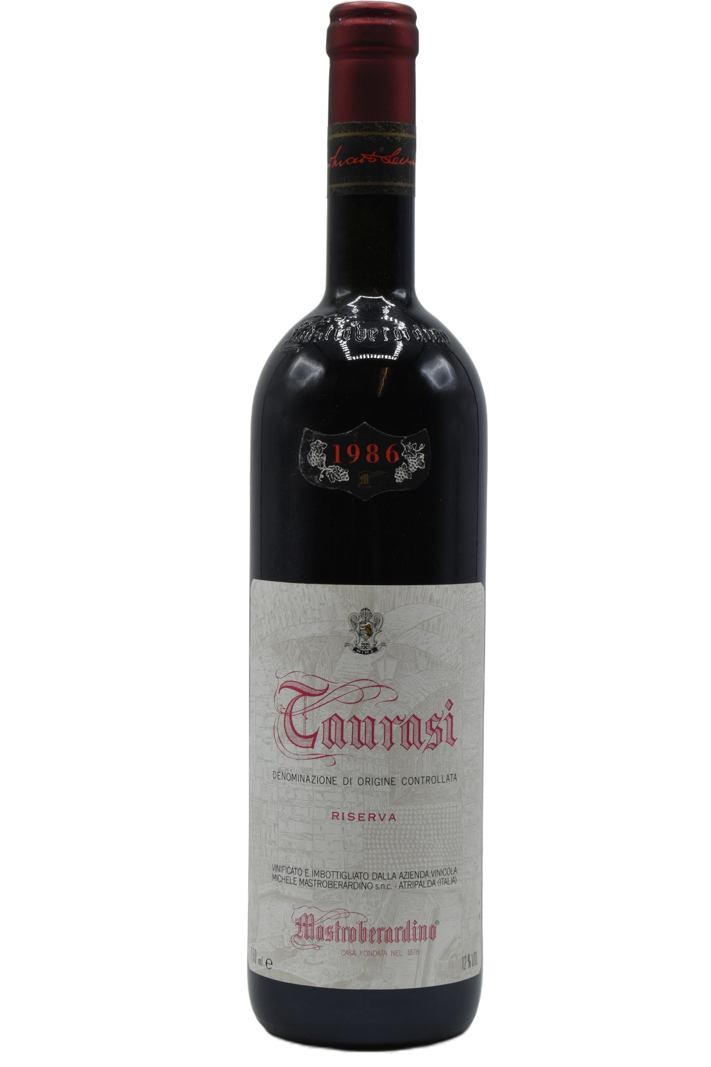 1986 Mastroberardino, Taurasi Riserva 750ml - Walker Wine Co.