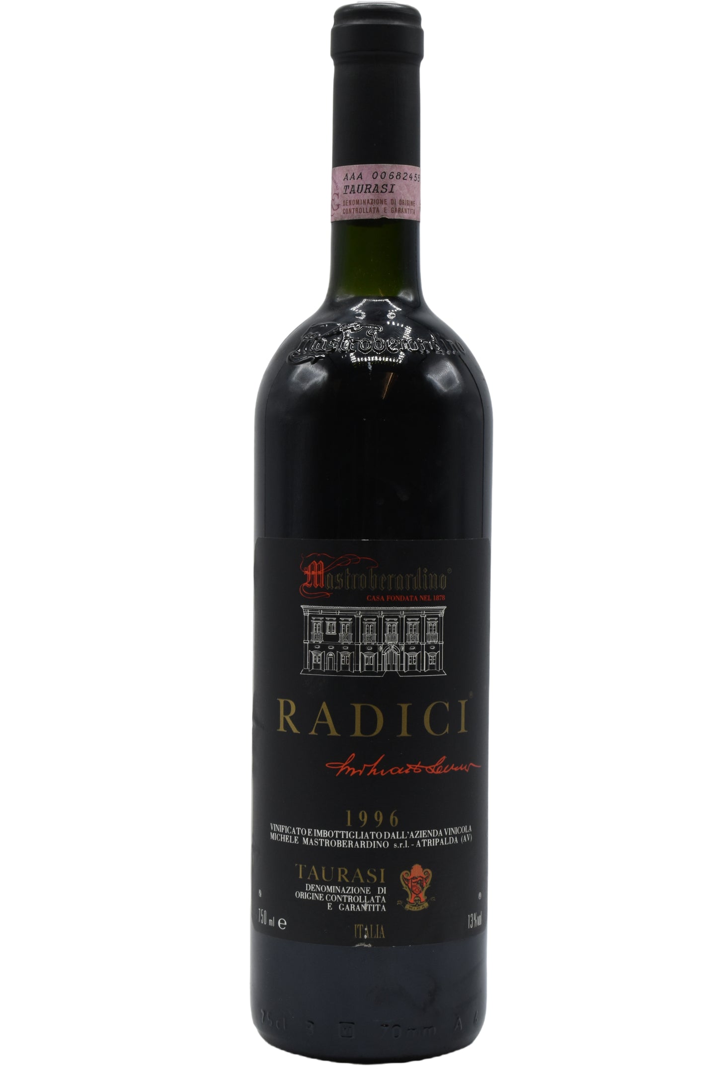 1996 Mastroberardino, Radici Taurasi 750ml - Walker Wine Co.