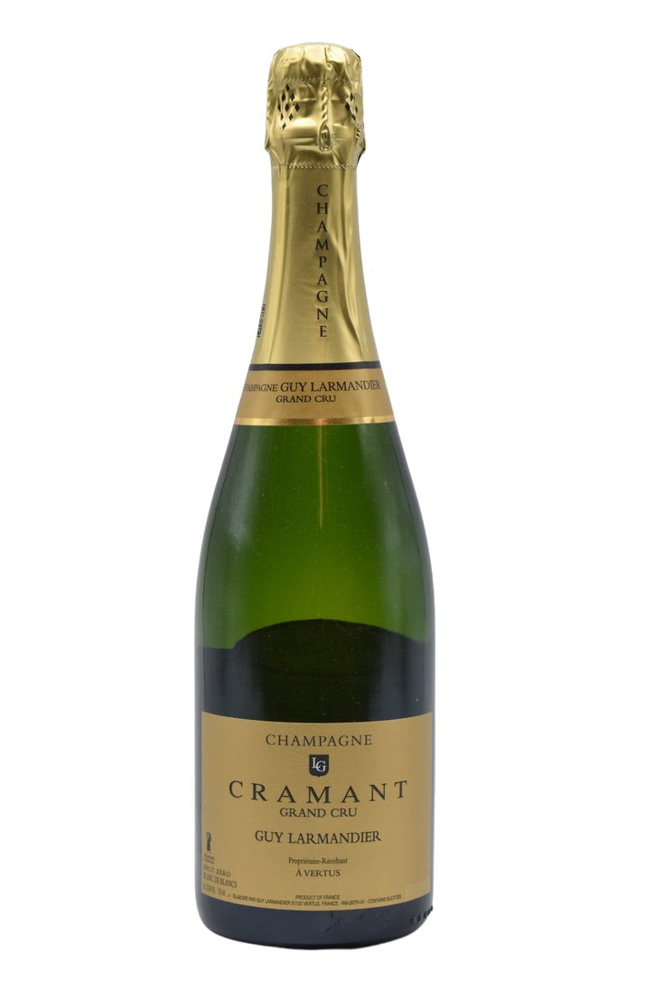 NV Guy Larmandier, Cramant Grand Cru, Blanc de Blancs Brut Zero 750ml - Walker Wine Co.