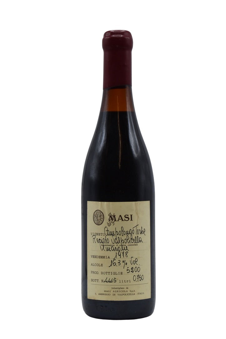 1978 Masi, Campolongo di Torbe Valpolicella Amarone 750ml - Walker Wine Co.