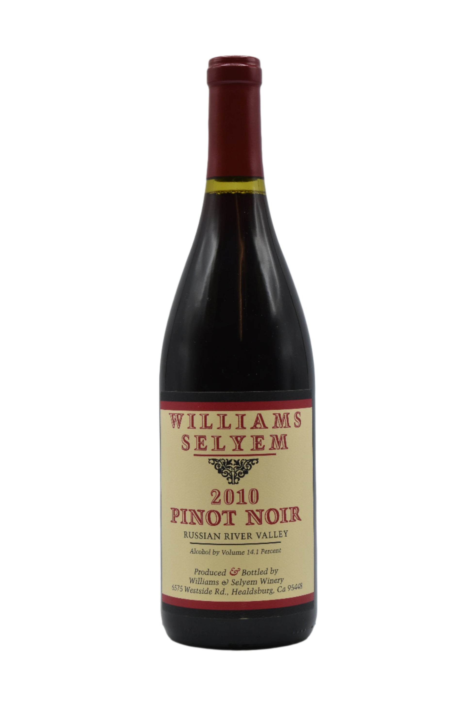 2010 Williams Selyem, Russian River Valley Pinot Noir 750ml - Walker Wine Co.