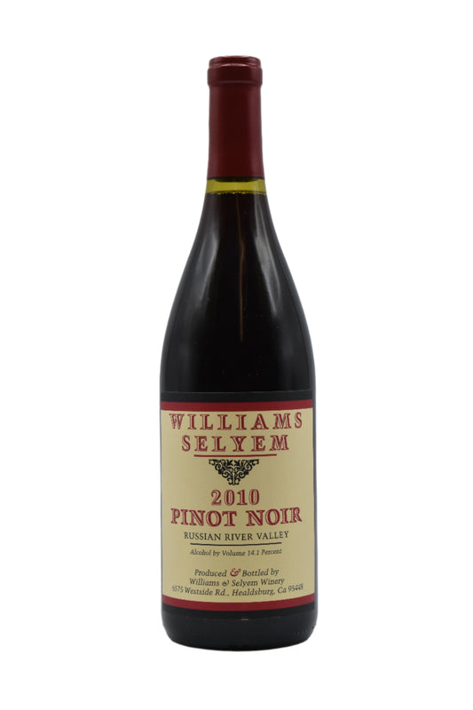 2010 Williams Selyem, Russian River Valley Pinot Noir 750ml - Walker Wine Co.