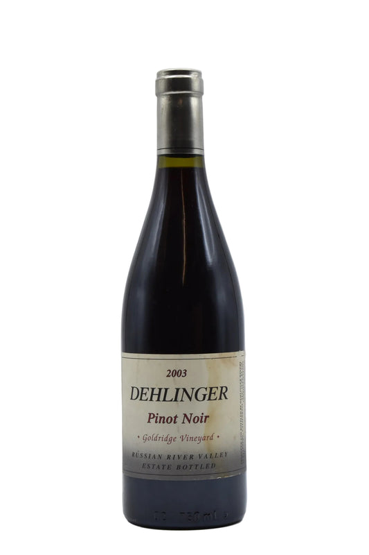 2003 Dehlinger, Russian River Valley, Goldridge Vineyard Pinot Noir 750ml - Walker Wine Co.