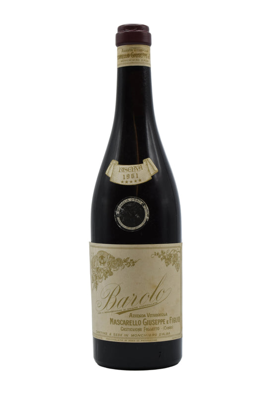 1961 Mascarello (Giuseppe), Barolo Riserva 720ml