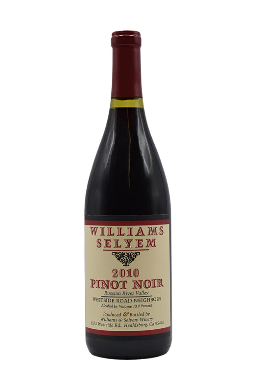 2010 Williams Selyem, Westside Road Neighbors Pinot Noir 750ml - Walker Wine Co.