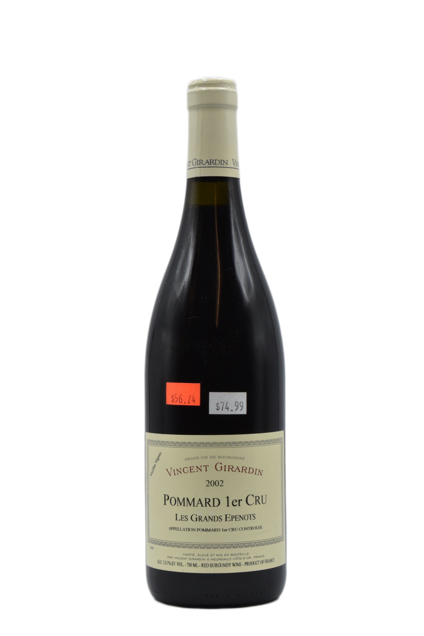 2002 V. Girardin, Pommard 1er Cru Les Grands Epenots 750ml - Walker Wine Co.