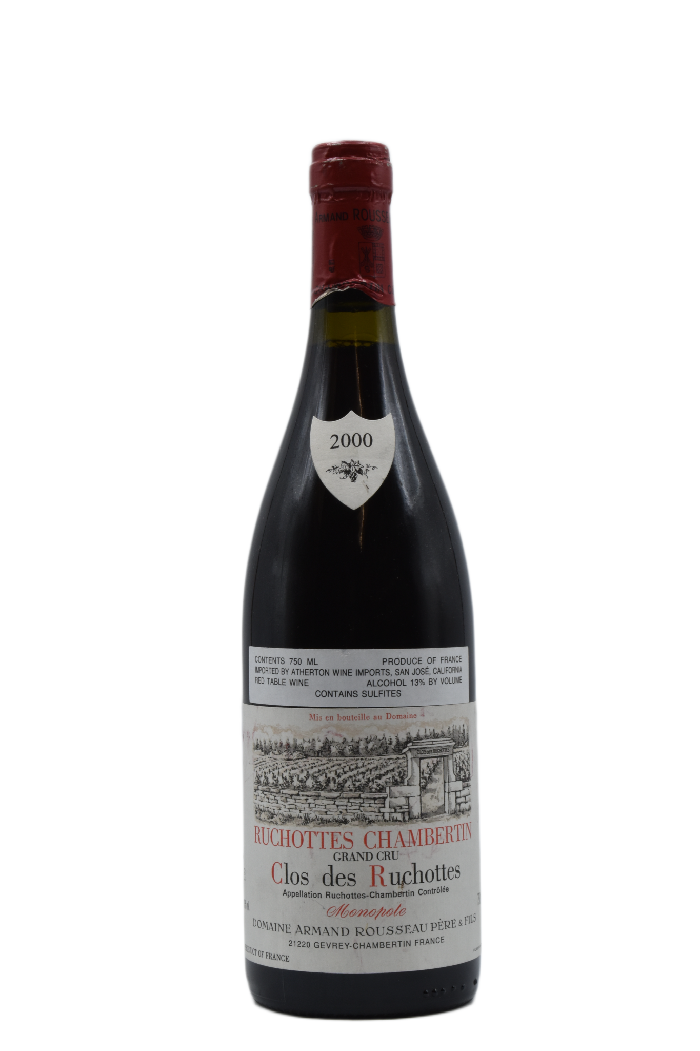 2000 Domaine Armand Rousseau, Ruchottes Chambertin Grand Cru Clos des Ruchottes 750ml - Walker Wine Co.