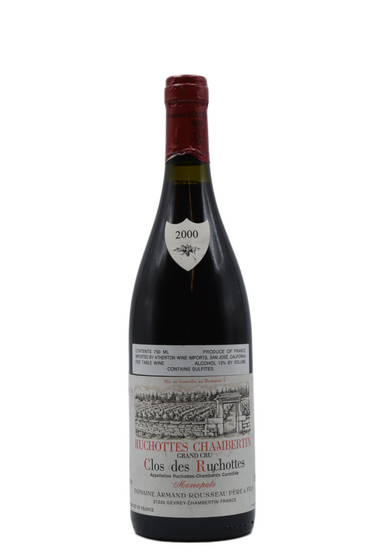 2000 Domaine Armand Rousseau, Ruchottes Chambertin Grand Cru Clos des Ruchottes 750ml - Walker Wine Co.