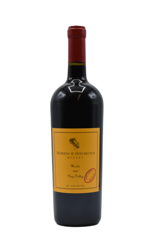 1999 Behrens & Hitchcock, Unfiltered Reserve Napa Valley Merlot 750ml - Walker Wine Co.